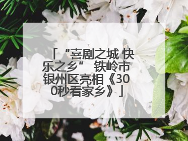 “喜剧之城 快乐之乡” 铁岭市银州区亮相《300秒看家乡》
