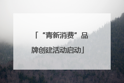 “青新消费”品牌创建活动启动