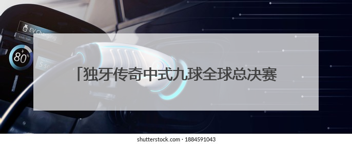 独牙传奇中式九球全球总决赛 楚秉杰力克周龙勇夺冠军