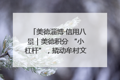 美德淄博·信用八景｜美德积分 “小杠杆”，撬动牟村文明 “大能量”