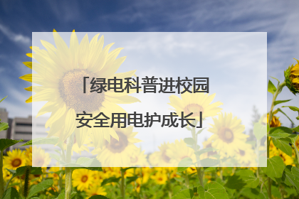 绿电科普进校园 安全用电护成长