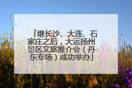 继长沙、大连、石家庄之后，大运扬州景区文旅推介会（丹东专场）成功举办