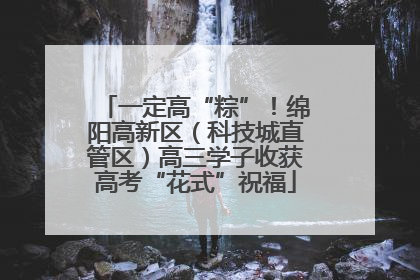 一定高“粽”！绵阳高新区（科技城直管区）高三学子收获高考“花式”祝福