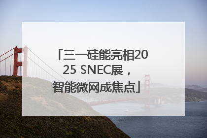 三一硅能亮相2025 SNEC展，智能微网成焦点