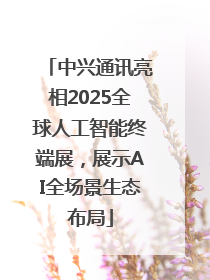 中兴通讯亮相2025全球人工智能终端展，展示AI全场景生态布局