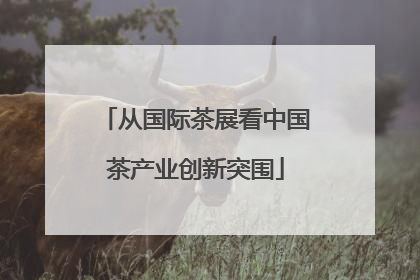 从国际茶展看中国茶产业创新突围