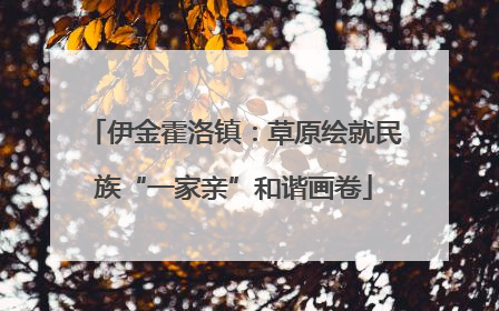 伊金霍洛镇：草原绘就民族“一家亲”和谐画卷