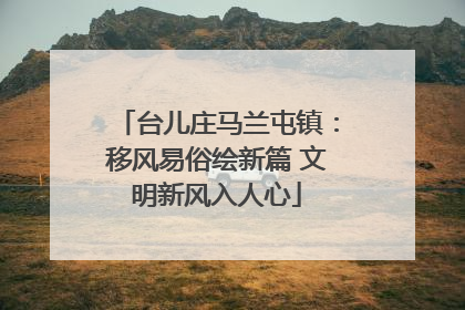 台儿庄马兰屯镇：移风易俗绘新篇 文明新风入人心