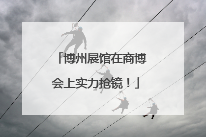 博州展馆在商博会上实力抢镜！
