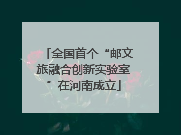 全国首个“邮文旅融合创新实验室”在河南成立