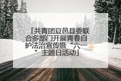 共青团夏邑县委联合多部门开展青春自护法治宣传暨“六一”主题日活动