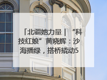 北疆她力量｜“科技红娘”黄晓辉：沙海播绿，搭桥撬动5.3亿研发