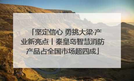坚定信心 勇挑大梁·产业新亮点丨秦皇岛智慧消防产品占全国市场超四成