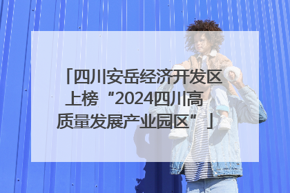 四川安岳经济开发区上榜“2024四川高质量发展产业园区”