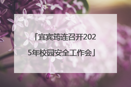 宜宾筠连召开2025年校园安全工作会