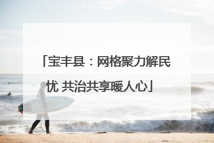宝丰县：网格聚力解民忧 共治共享暖人心