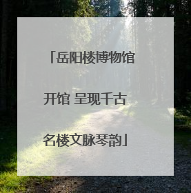 岳阳楼博物馆开馆 呈现千古名楼文脉琴韵