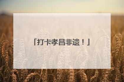 打卡孝昌非遗！