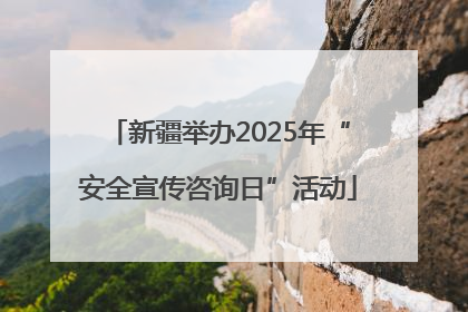 新疆举办2025年“安全宣传咨询日”活动