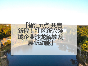 智汇π点 共启新程！社区新兴领域企业沙龙解锁发展新动能