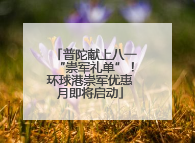 普陀献上八一“崇军礼单”！环球港崇军优惠月即将启动