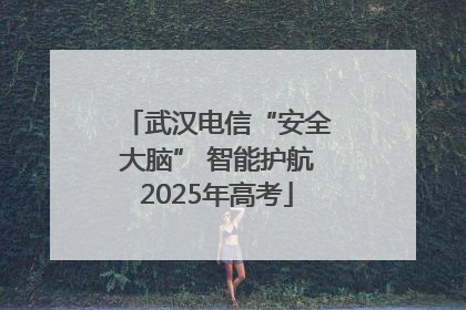 武汉电信“安全大脑” 智能护航2025年高考