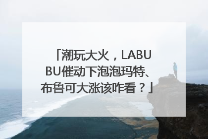 潮玩大火，LABUBU催动下泡泡玛特、布鲁可大涨该咋看？