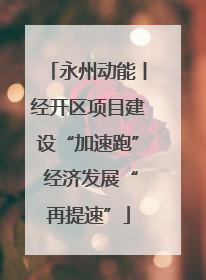 永州动能丨经开区项目建设“加速跑” 经济发展“再提速”