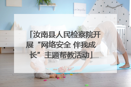 汝南县人民检察院开展“网络安全 伴我成长”主题帮教活动