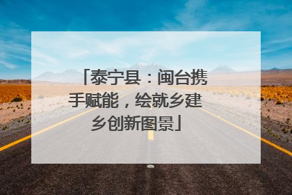 泰宁县：闽台携手赋能，绘就乡建乡创新图景