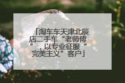 淘车车天津北辰店二手车“老师傅”，以专业征服“完美主义”客户