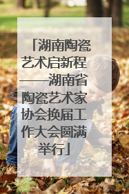 湖南陶瓷艺术启新程——湖南省陶瓷艺术家协会换届工作大会圆满举行