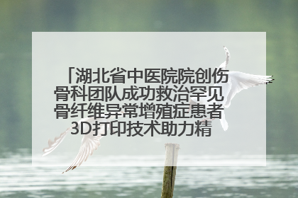 湖北省中医院院创伤骨科团队成功救治罕见骨纤维异常增殖症患者 3D打印技术助力精准矫形手术