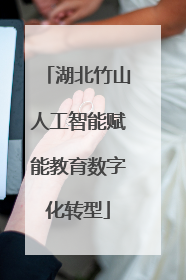 湖北竹山人工智能赋能教育数字化转型
