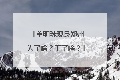 董明珠现身郑州 为了啥？干了啥？