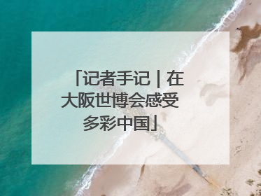 记者手记｜在大阪世博会感受多彩中国