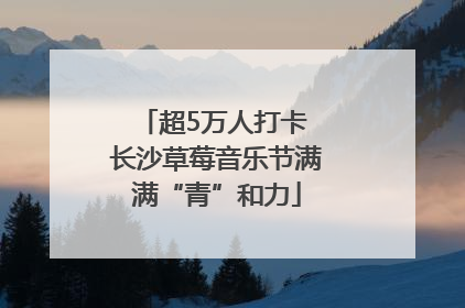超5万人打卡 长沙草莓音乐节满满“青”和力