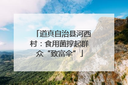 道真自治县河西村：食用菌撑起群众“致富伞”