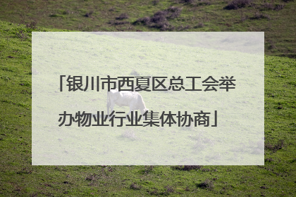 银川市西夏区总工会举办物业行业集体协商
