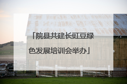 院县共建长豇豆绿色发展培训会举办
