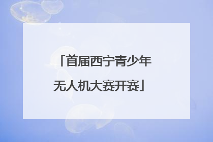 首届西宁青少年无人机大赛开赛