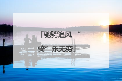 驰骋追风 “骑”乐无穷