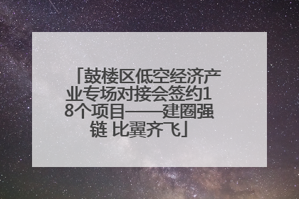 鼓楼区低空经济产业专场对接会签约18个项目——建圈强链 比翼齐飞