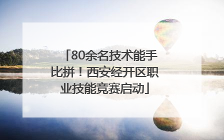 80余名技术能手比拼！西安经开区职业技能竞赛启动